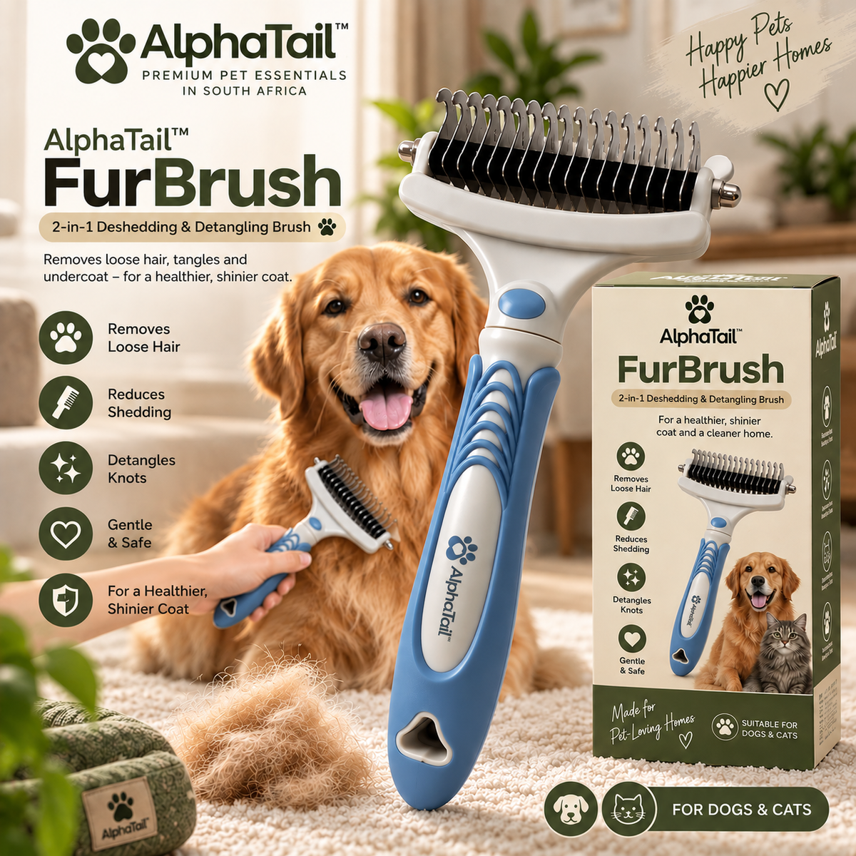 AlphaTail™ FurBrush