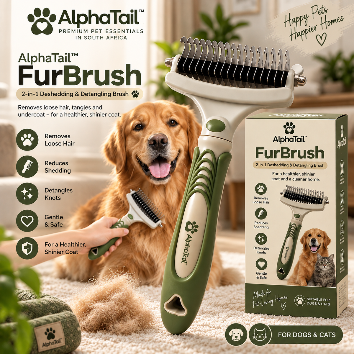 AlphaTail™ FurBrush
